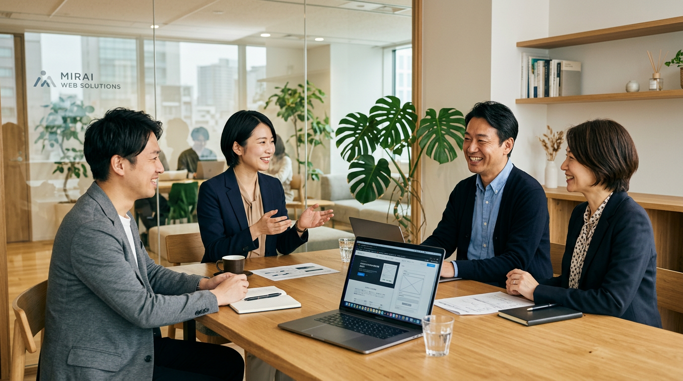 日本のビジネスチームのイメージ